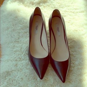 Prada black heels